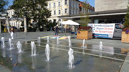 Am Europabrunnen Regensburg